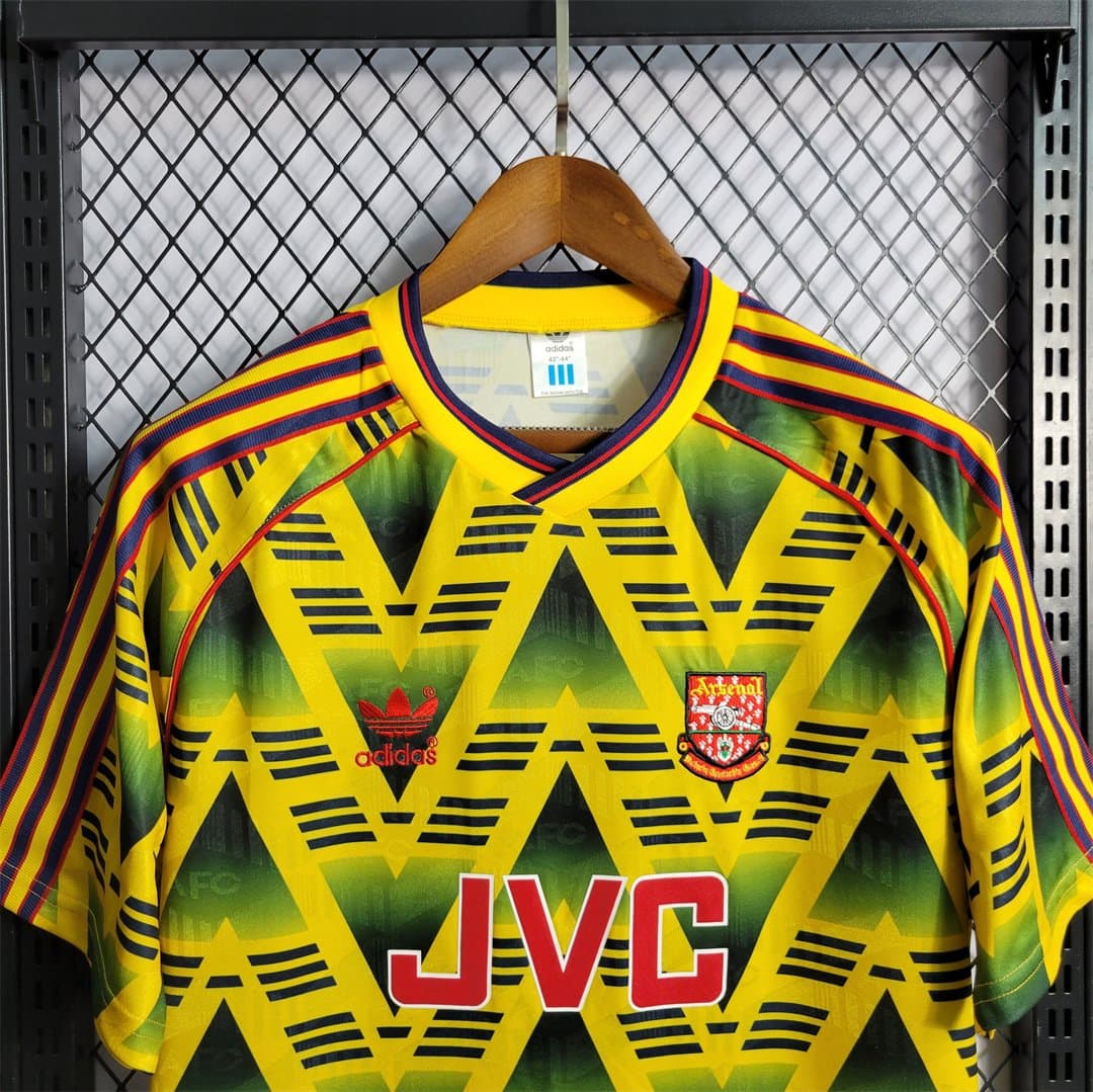 Arsenal 1991/93 2a Eq. — vista trasera