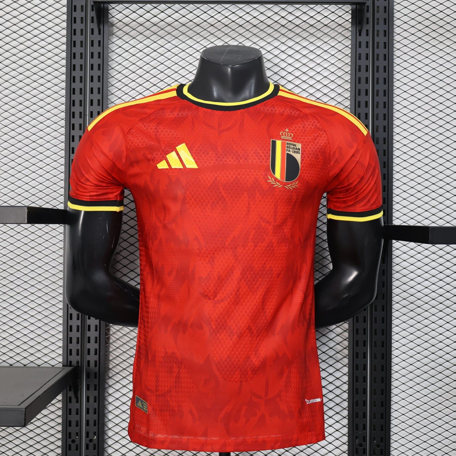 Bélgica 2026 1a Eq. (Ed. Jugador) — vista frontal