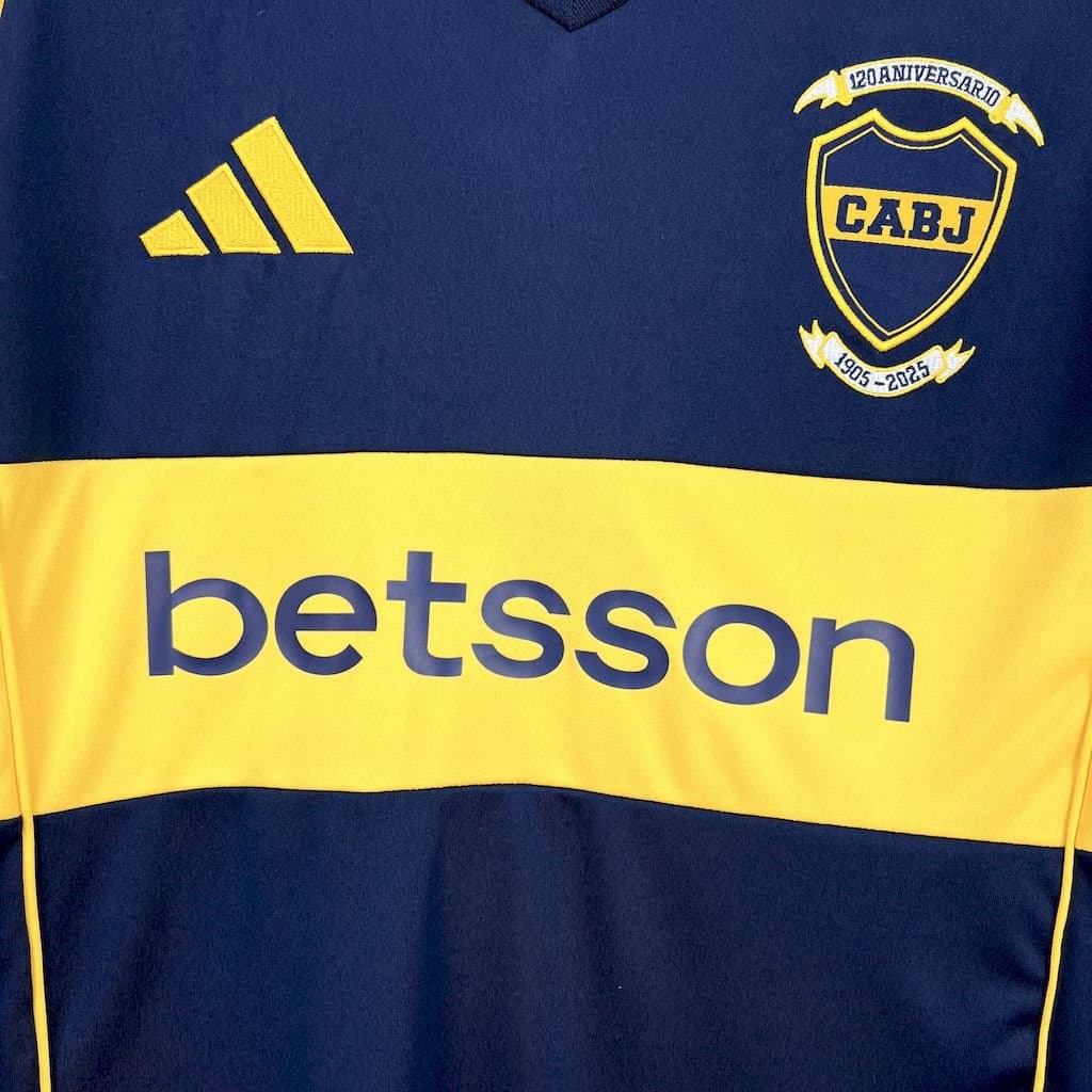 Boca Juniors Ed. Especial 120 Aniversario 2025/26 — vista trasera
