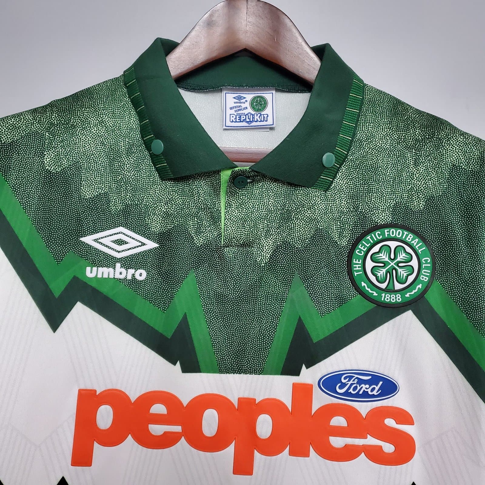 Celtic 1991/92 1a Eq. — vista trasera