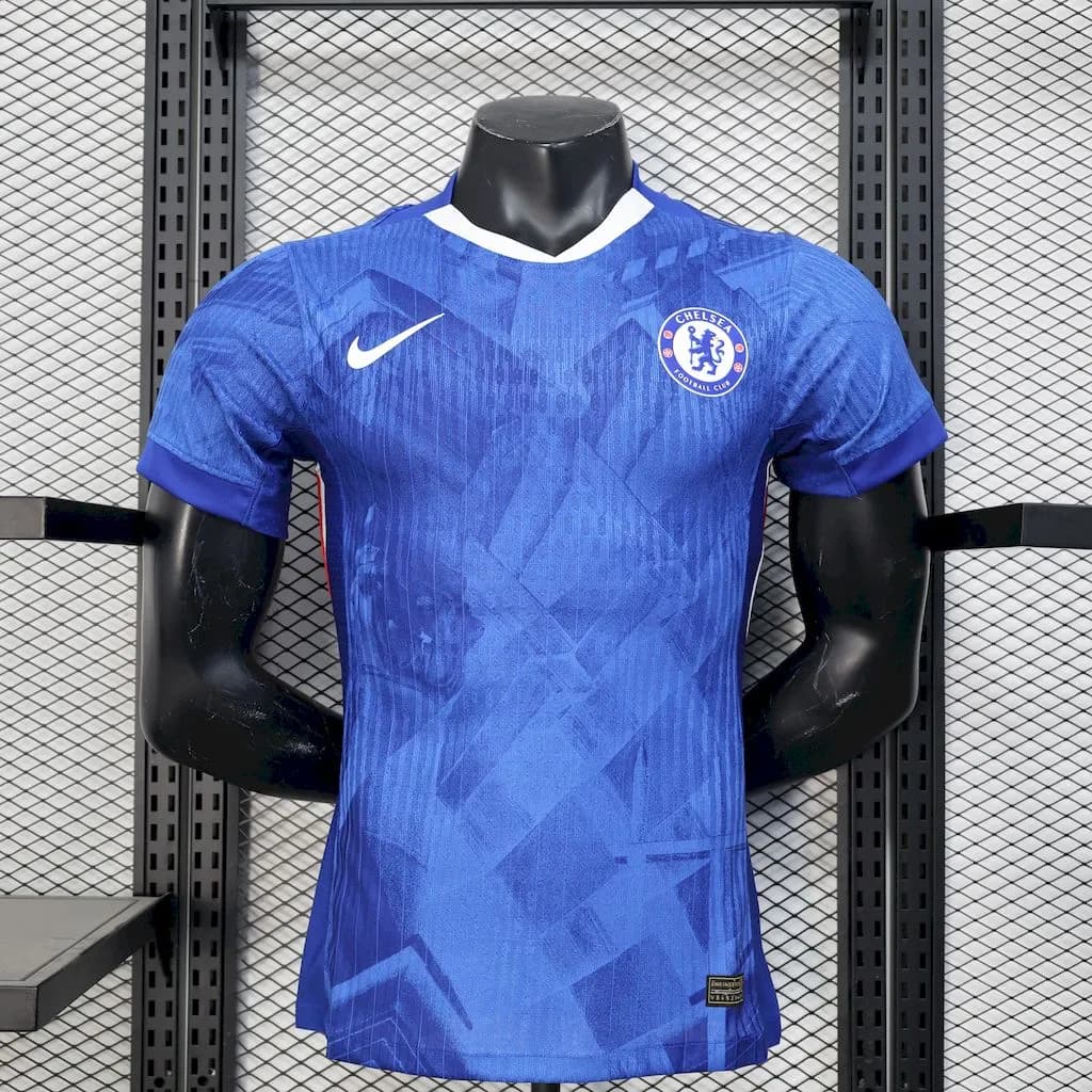 Chelsea 2025/26 1a Eq. (Ed. Jugador) — vista frontal
