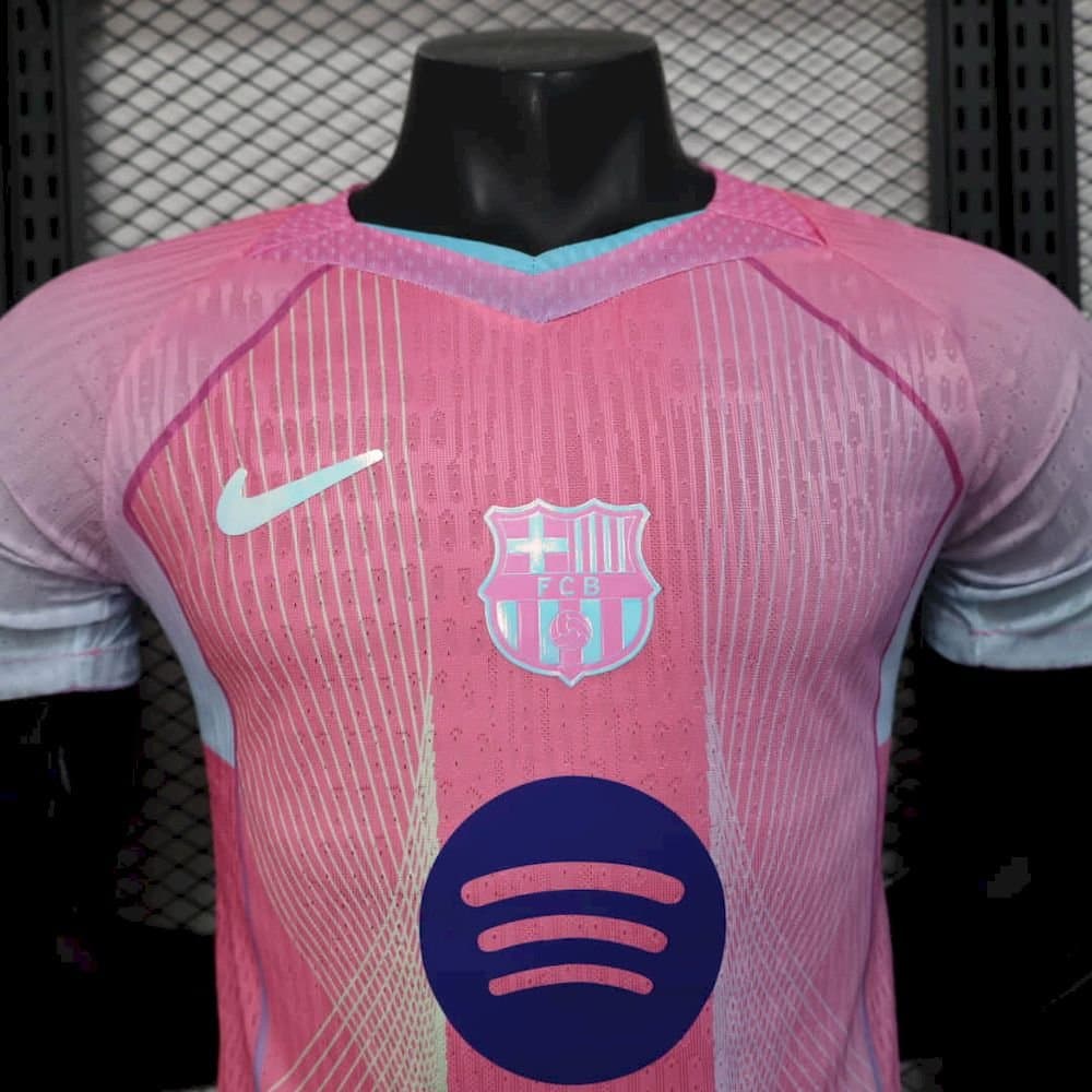 FC Barcelona 2025/26 Ed. Especial Rosa (Ed. Jugador) — vista trasera
