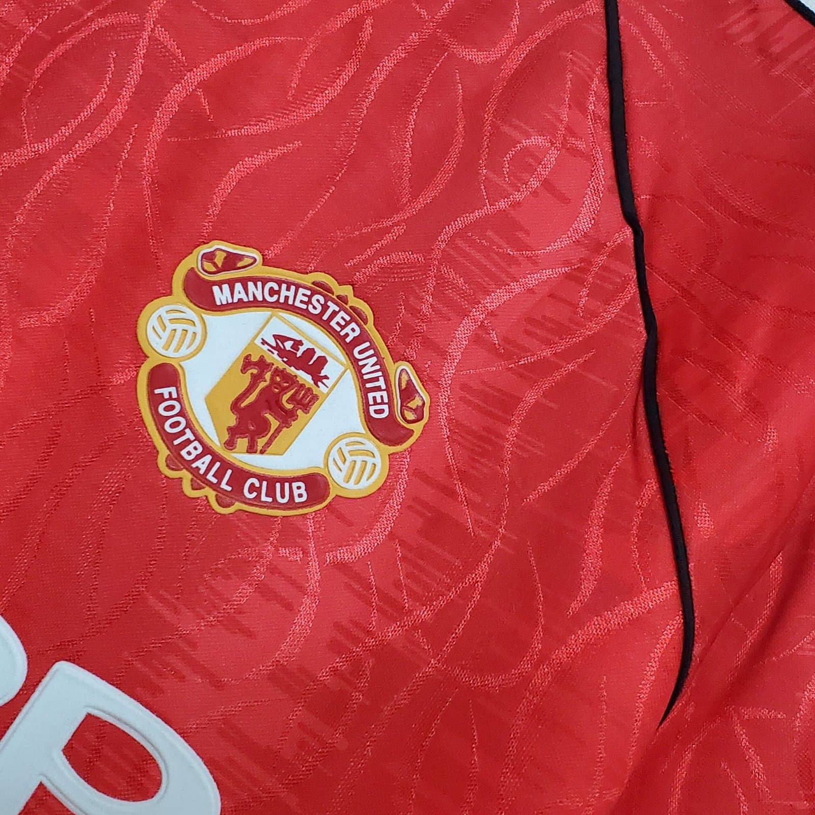 Man. United 1990/92 1a Eq. — detalle