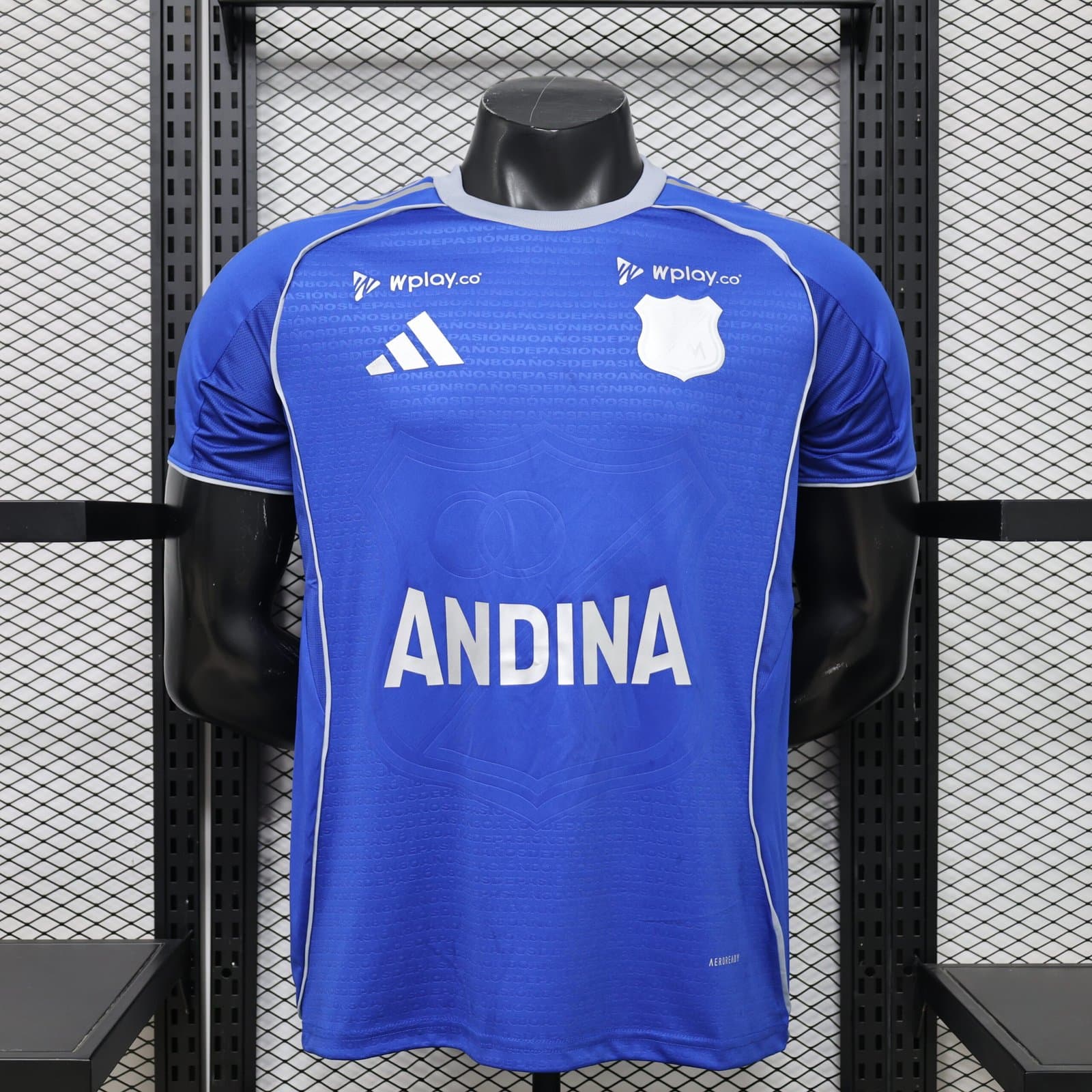 Millonarios 2026/27 1a Eq. (Ed. Jugador) — vista frontal