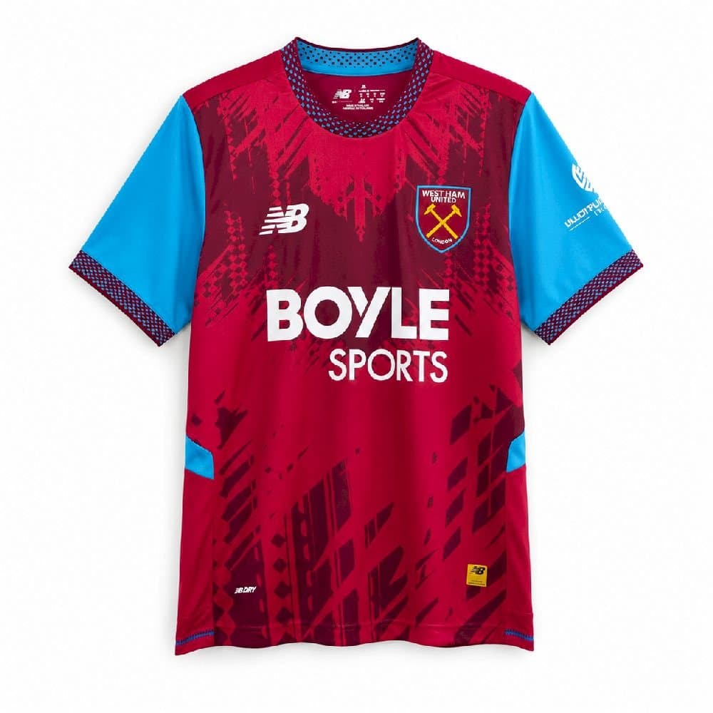 West Ham 2026/27 1a Eq. — vista frontal