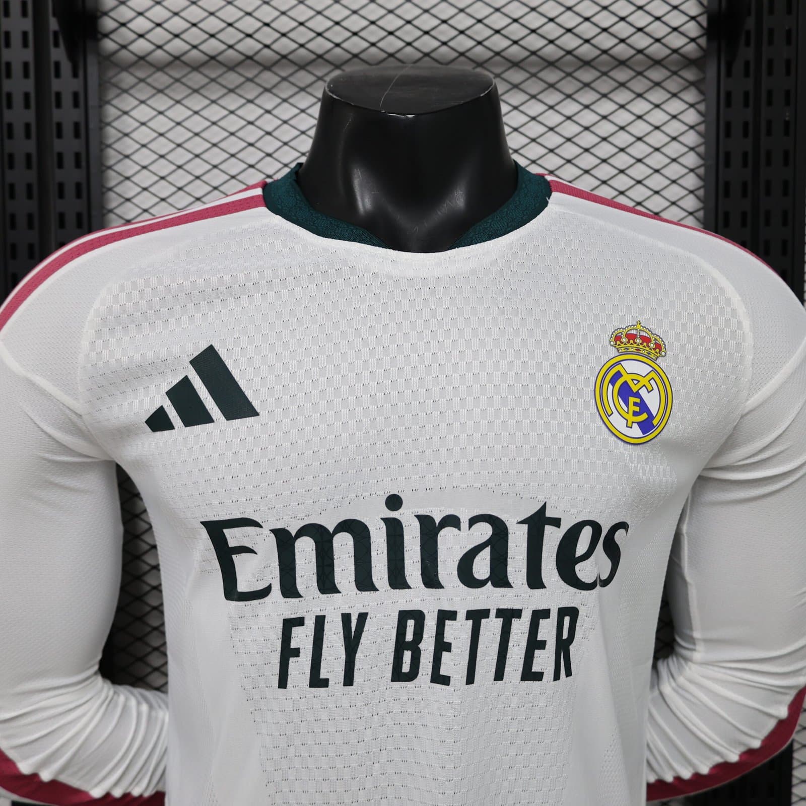 Real Madrid 2026/27 1a Eq. (Ed. Jugador) Manga Larga — vista trasera
