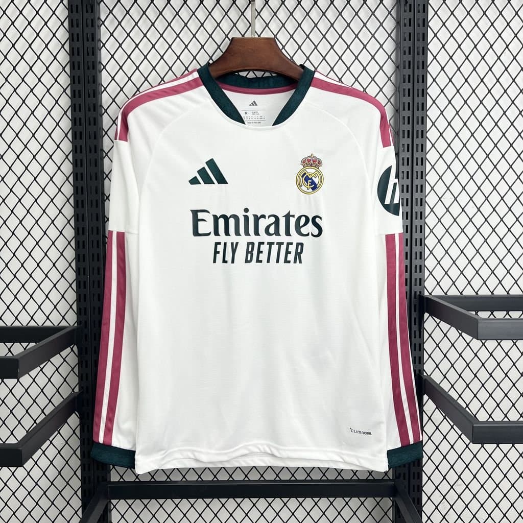 Real Madrid 2026/27 1a Eq. Manga Larga — vista frontal